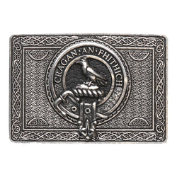 Clan Crest Belt Buckle - MacDonell of Glengarry