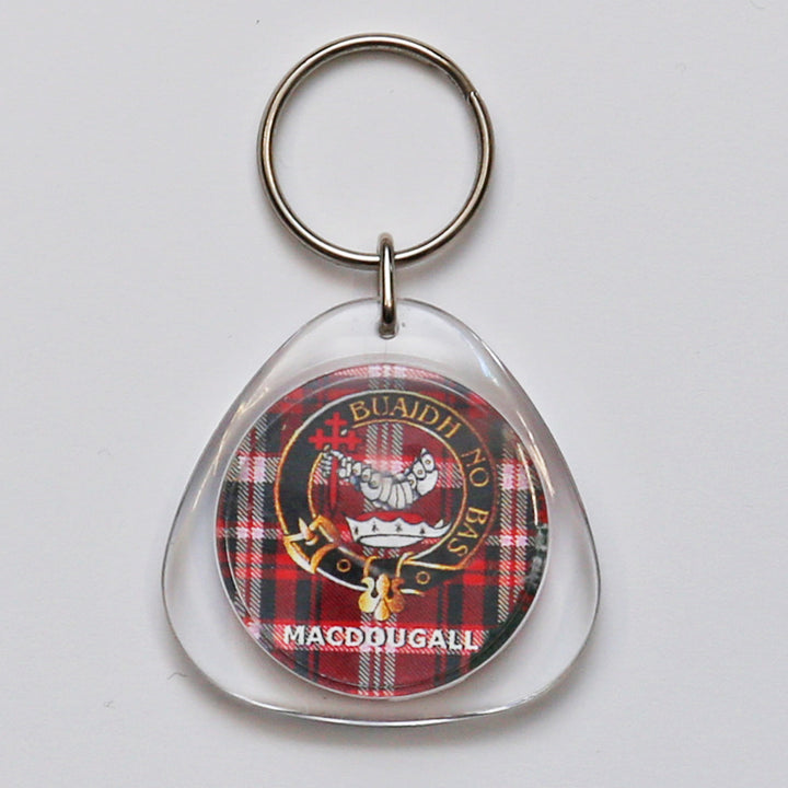 Clan Crest Plastic Key Chain - MacDougall