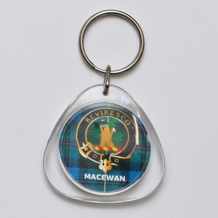 Clan Crest Plastic Key Chain - MacEwan