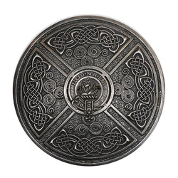 Clan Crest Plaid Brooch - MacKenzie