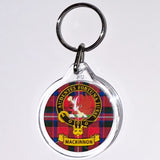 Clan Crest Plastic Key Chain - MacKinnon