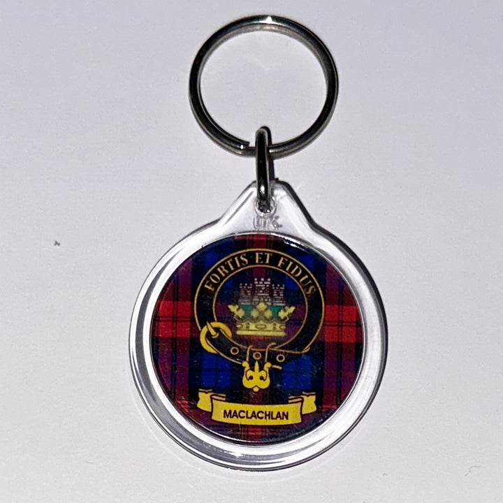 Clan Crest Plastic Key Chain - MacLachlan