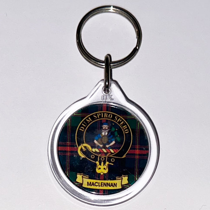 Clan Crest Plastic Key Chain - MacLennan