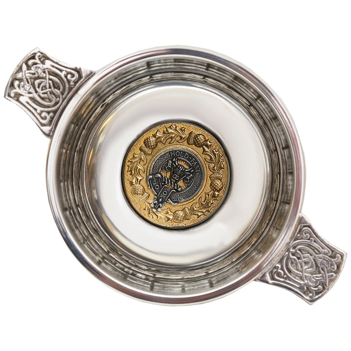 Clan Crest Quaich - MacLeod