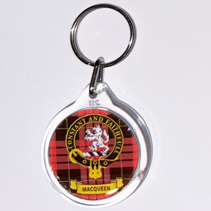 Clan Crest Plastic Key Chain - MacQueen