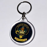 Clan Crest Plastic Key Chain - Marshall