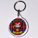 Clan Crest Plastic Key Chain - McDougall