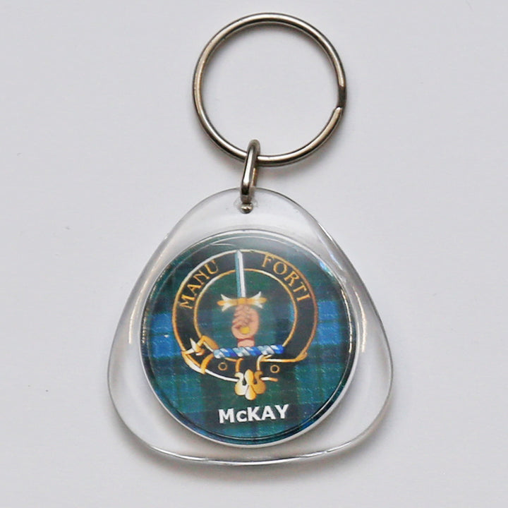 Clan Crest Plastic Key Chain - McKay