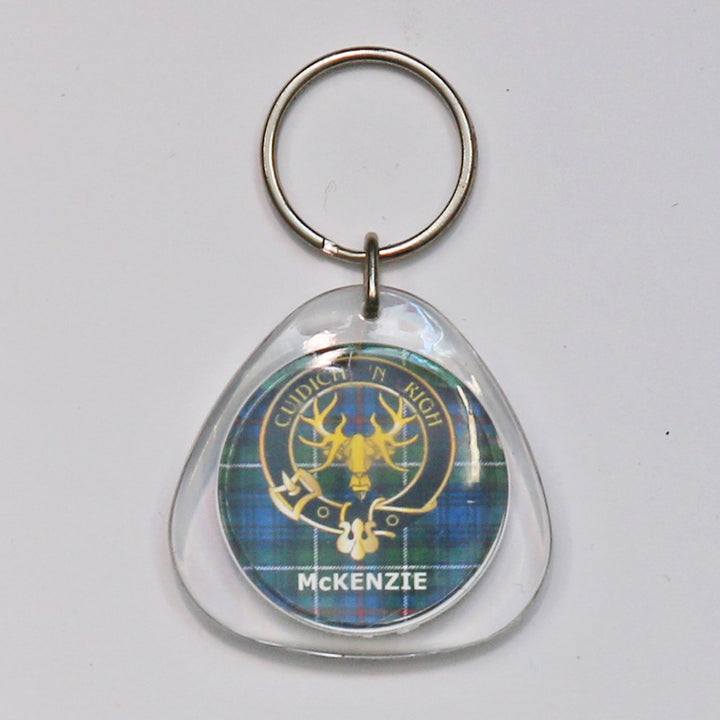 Clan Crest Plastic Key Chain - McKenzie