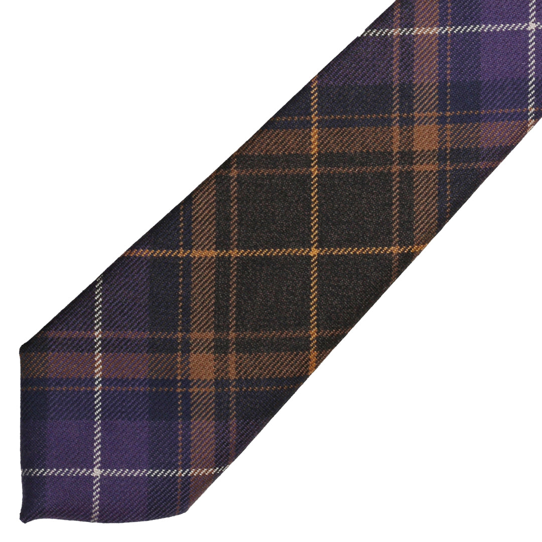 Men's Tartan Tie - Scottish Peat