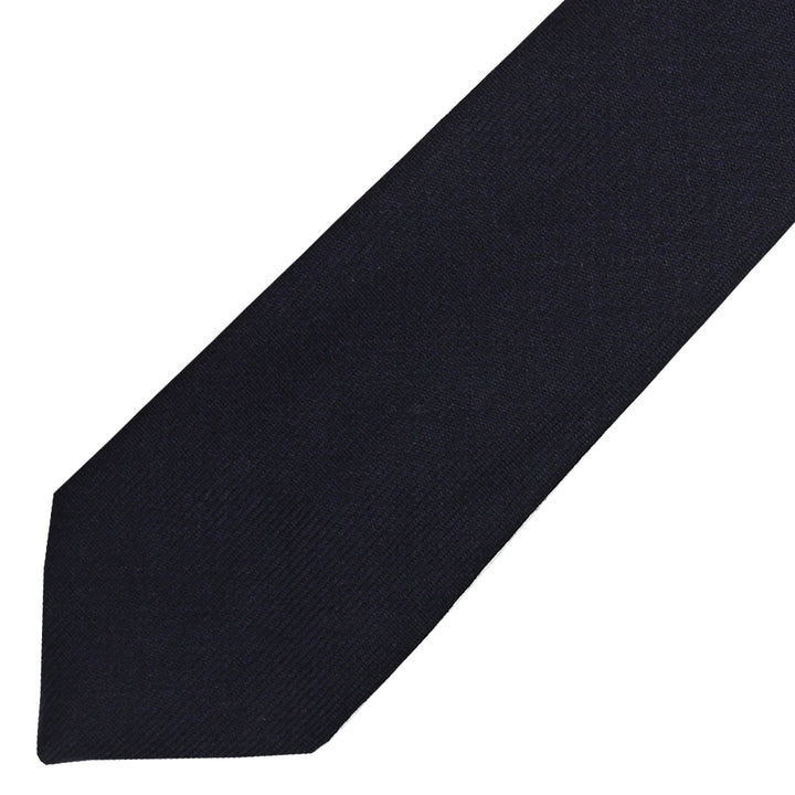 Men's Wool Tie - Dark Navy