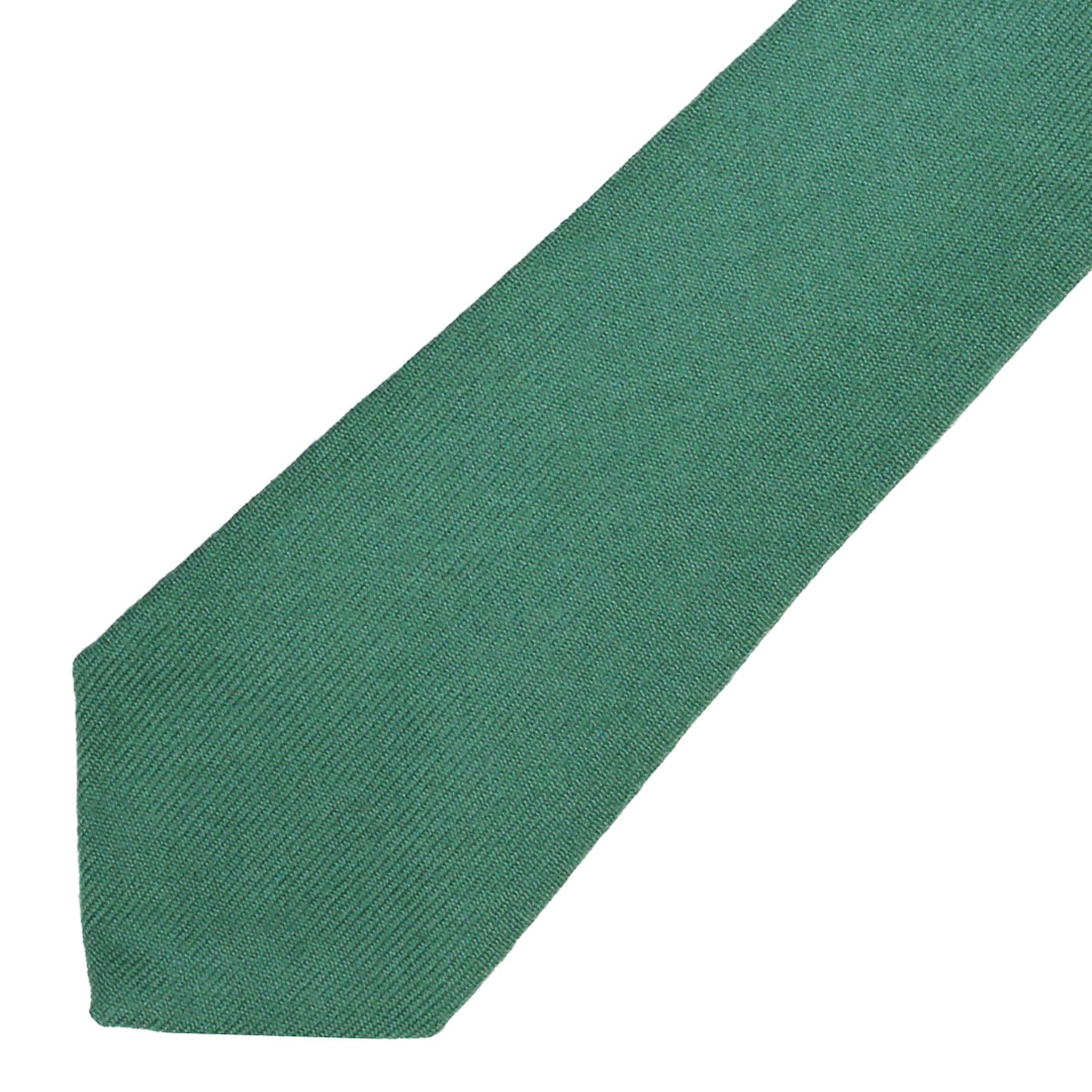 Men's Wool Tie - Green Flower of Scotland