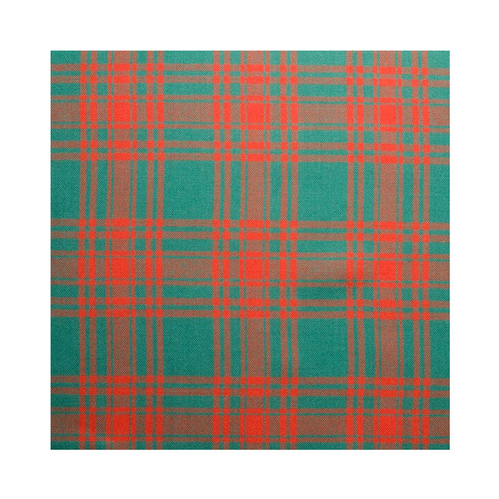 Fine Weight Tartan Scarf - Menzies Green Ancient