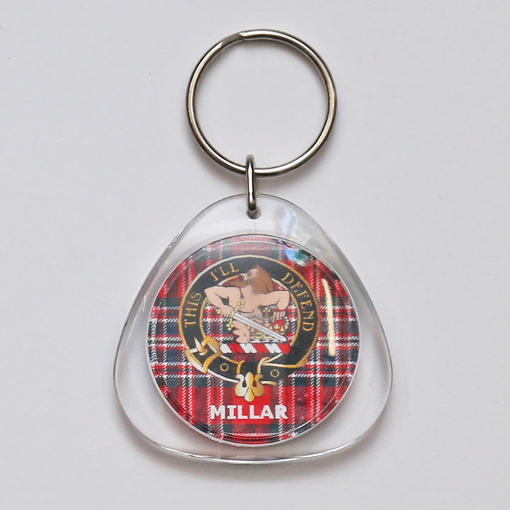 Clan Crest Plastic Key Chain - Millar