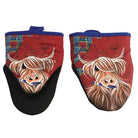 Mini Oven Mitts - McMoo Tartan Paint