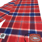 Montreal Canadiens Lambswool Tartan Scarf Close
