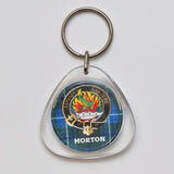 Clan Crest Plastic Key Chain - Morton