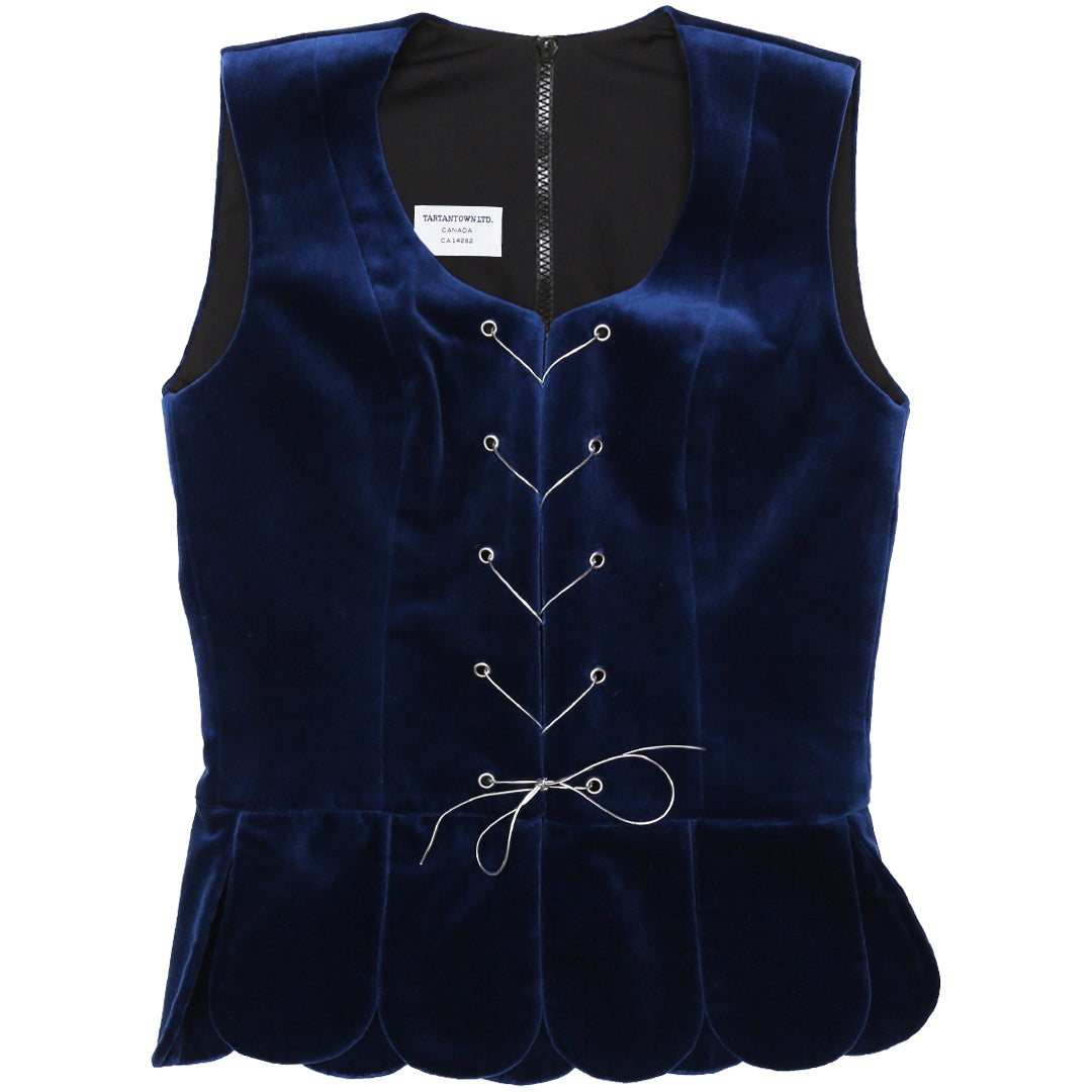 Navy Blue Standard National Vest Zipper