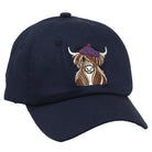 Navy Hamish Highland Cow Cap