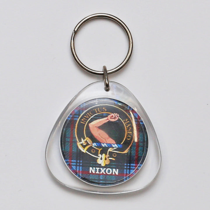 Clan Crest Plastic Key Chain - Nixon