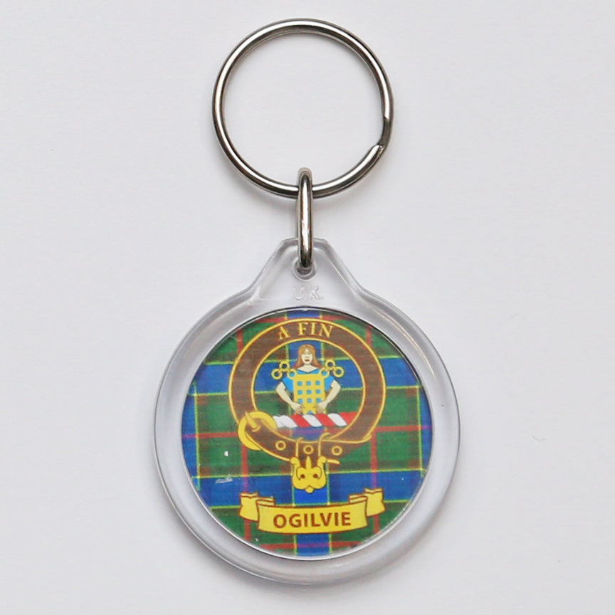 Clan Crest Plastic Key Chain - Ogilvie