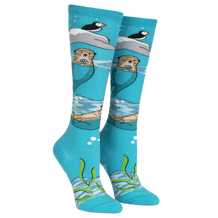 Practice Knee High Socks (Puffin and Otters)