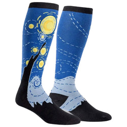 Practice Knee High Socks (Starry Night)