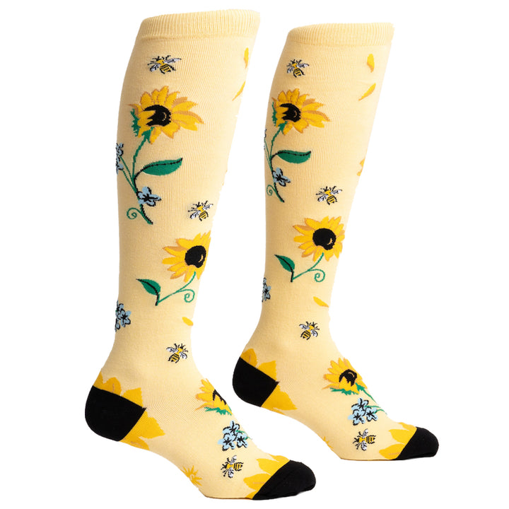 Practice Knee High Socks (Sunflowers)