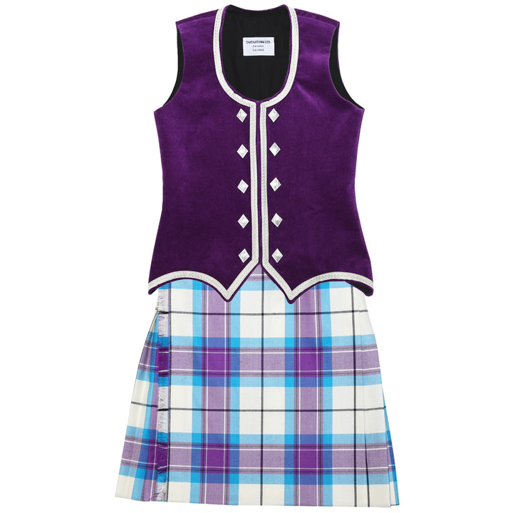 Size 6 Slim Purple Kerr Kiltie and Vest