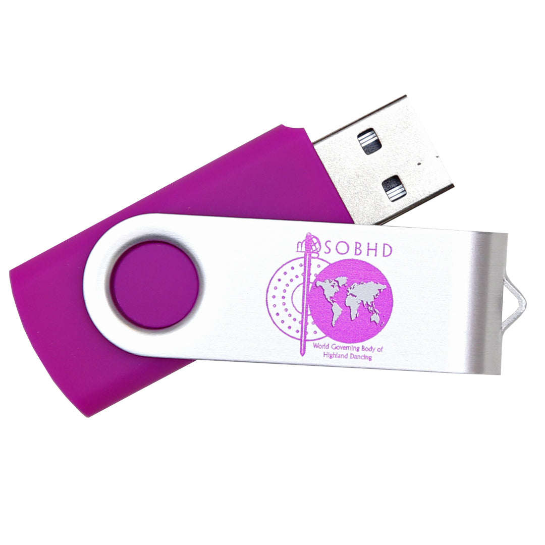 RSOBHD - 2027 Championship & Scottish National Dance Premiership Steps, USB
