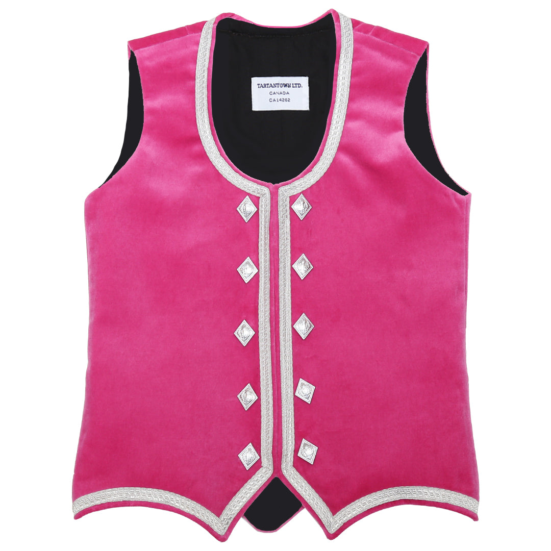 Raspberry Highland Vest