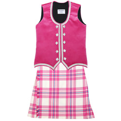 Size 8 Slim Raspberry McGregor Kiltie and Vest