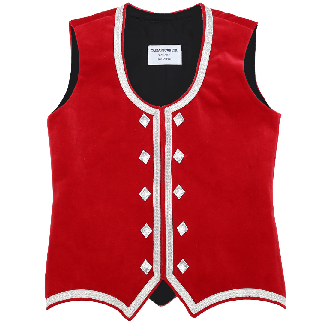Red Highland Vest
