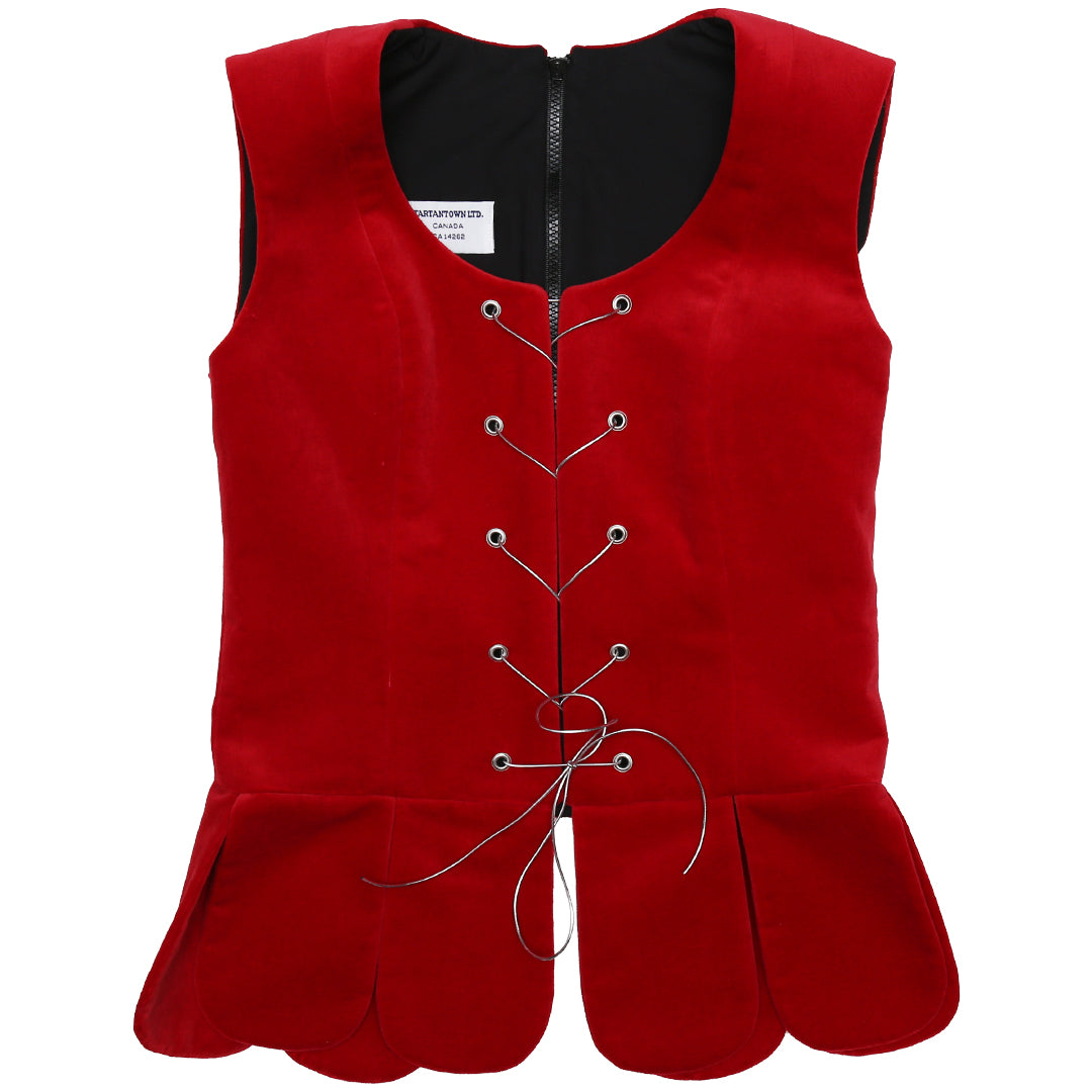 Red Standard National Vest Zipper