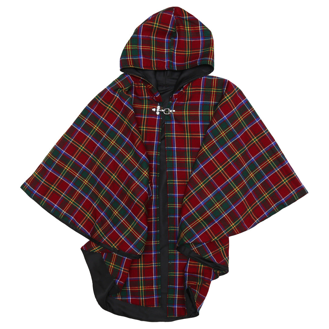 Red Tartan Poncho