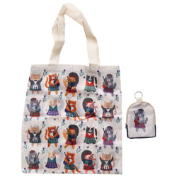 Reusable Shopping Bag - Cats in Kilts