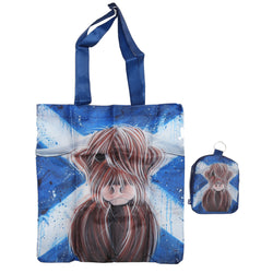 Reusable Shopping Bag - Saltire Coo