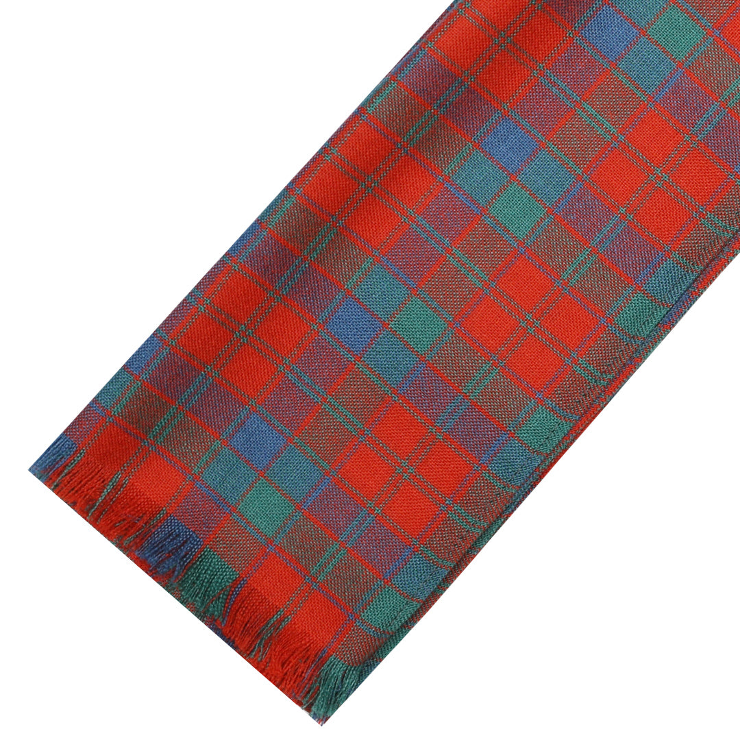 Fine Weight Tartan Scarf - Robertson Ancient
