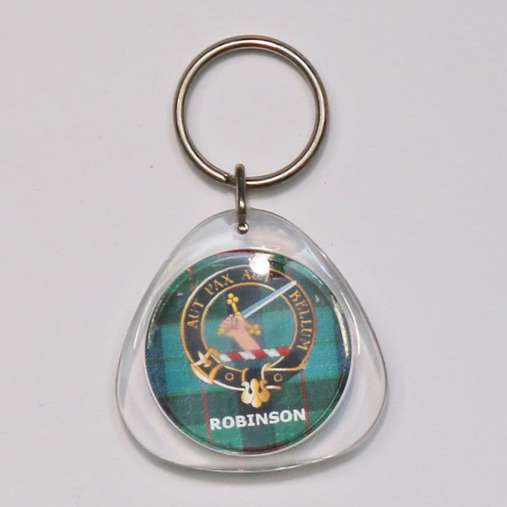 Clan Crest Plastic Key Chain - Robinson