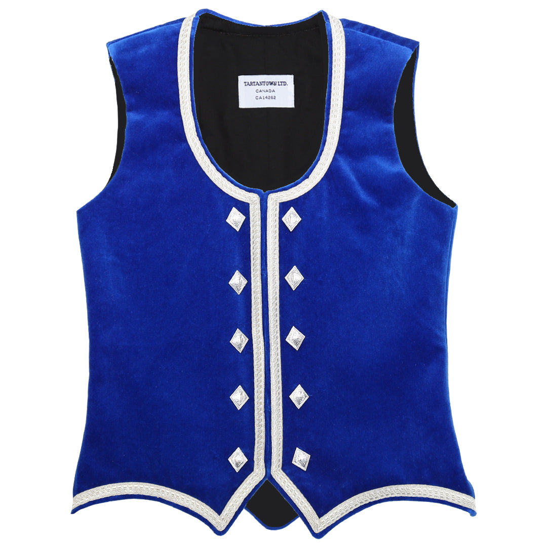 Royal Blue Highland Vest