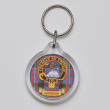Clan Crest Plastic Key Chain - Sanderson