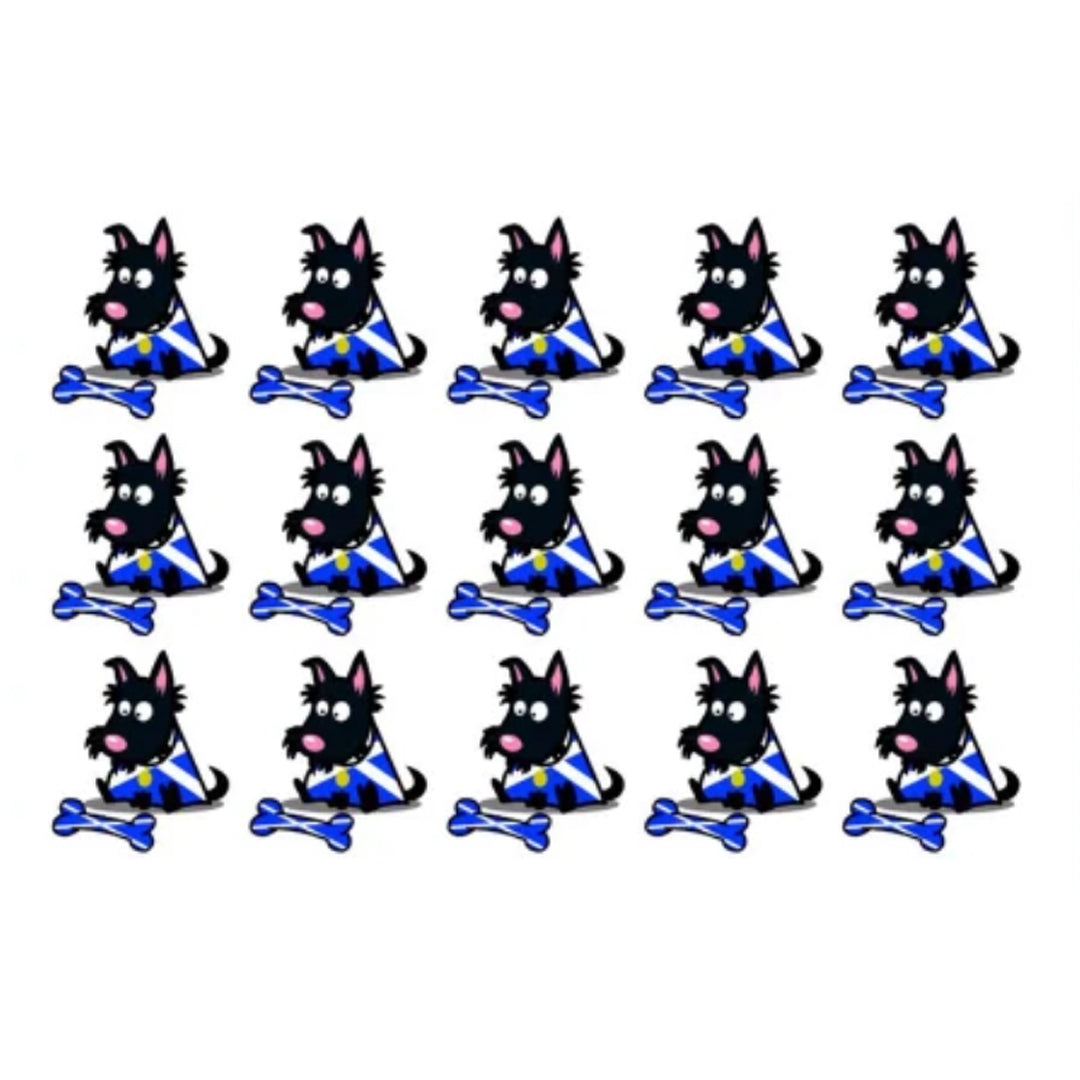 Scottish Dogs Sticker Set