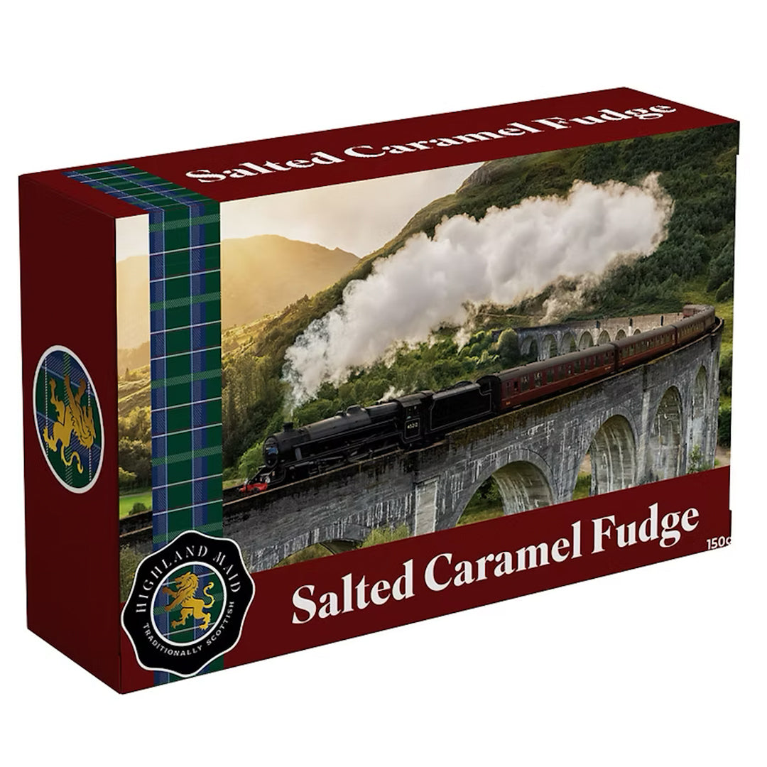 Scottish Salted Caramel Fudge