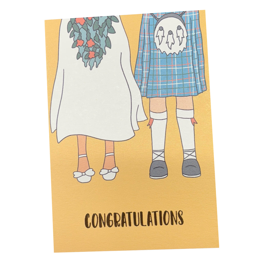 Scottish Wedding Card