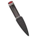 Sgian Dubh, Blackwood Stone Top (Ruby)
