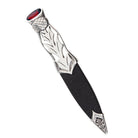 Sgian Dubh, Pewter Jura - Ruby Stone