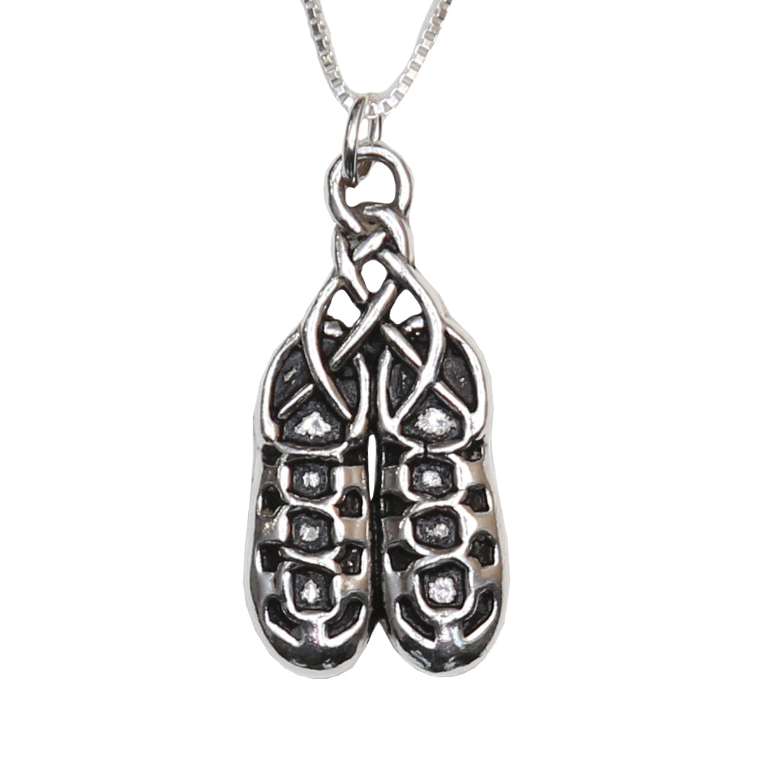 Silver Highland Dance Ghillies Necklace