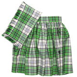 Size 10 Dress Lime McRae National Skirt and Plaid