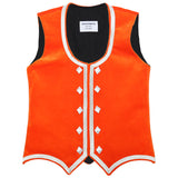 Size 10 Tangerine Highland Vest