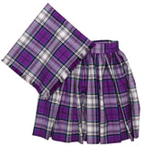 Size 12 Dress Purple Reverse McKellar Skirt and Plaid